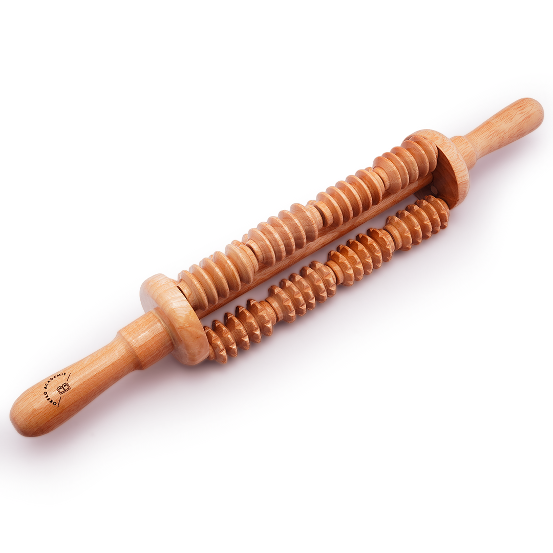 OUTILS DE WOOD THÉRAPIE : Triple rouleau / Body triple roller