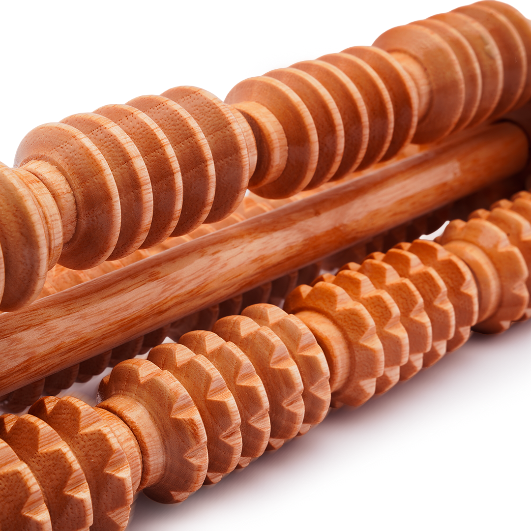 OUTILS DE WOOD THÉRAPIE : Triple rouleau / Body triple roller