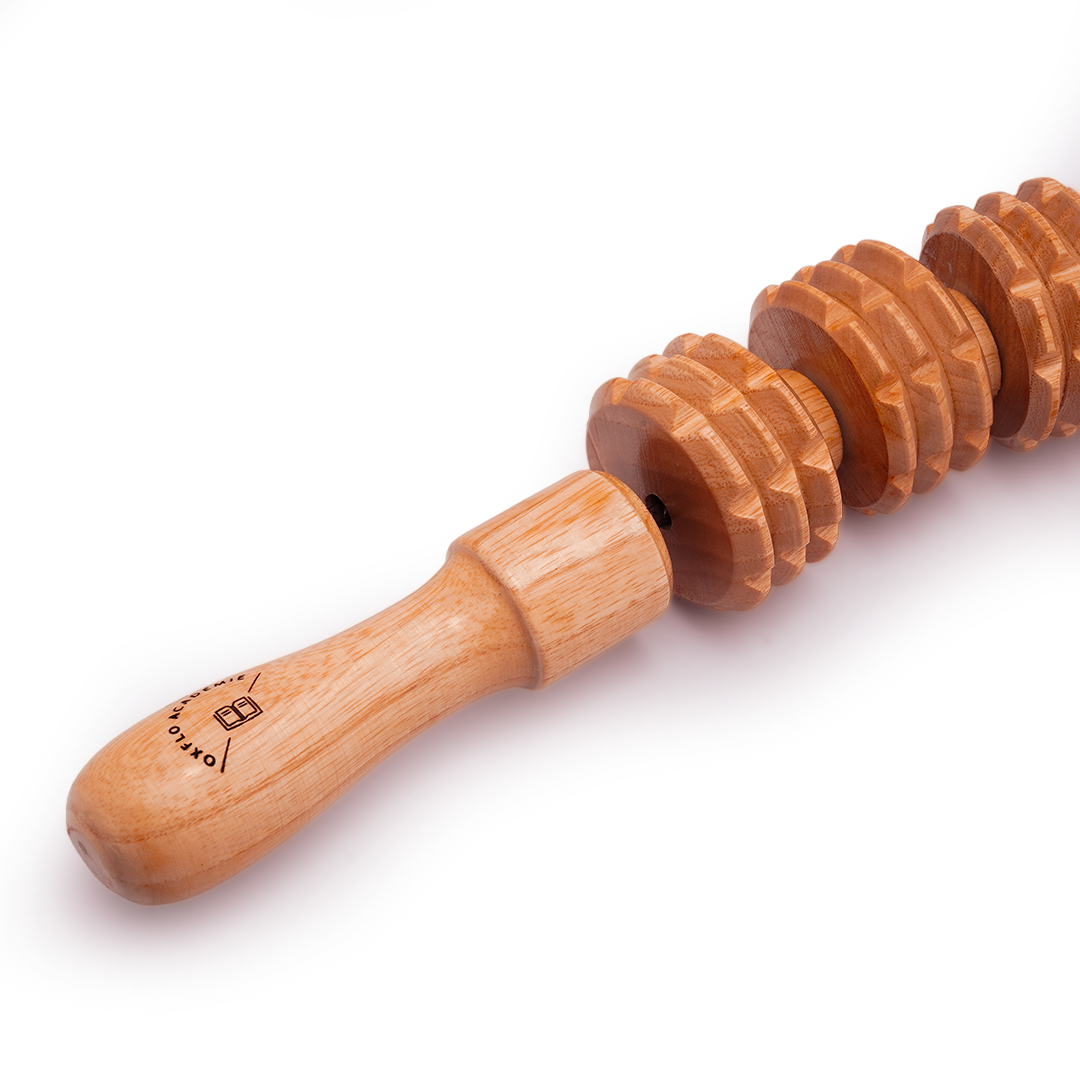 OUTILS DE WOOD THÉRAPIE : Rouleau à tonneau courbé / Body curved roller