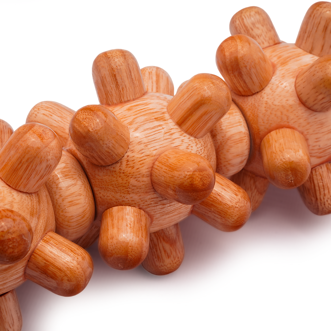 OUTILS DE WOOD THÉRAPIE : Rouleau à dents / Body roller spine