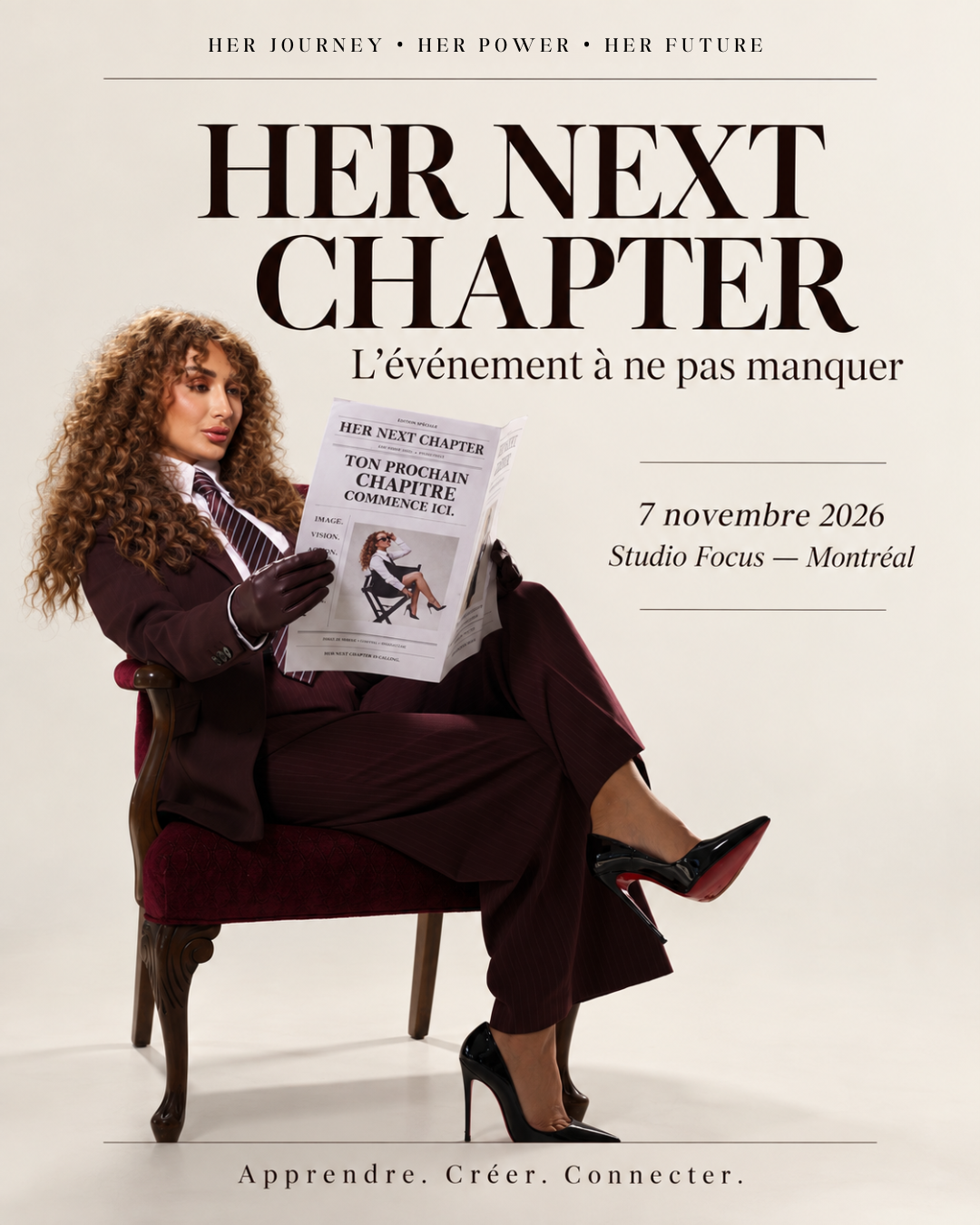 HER NEXT CHAPTER - ADMISSION