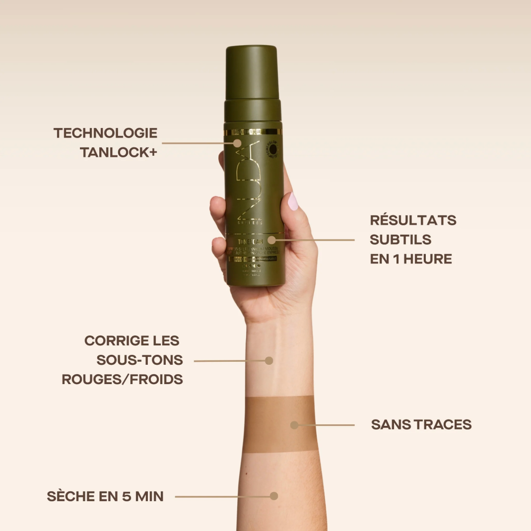 NUDA TONEFOAM OLIVE -  Color-Correcting Self Tan Mousse